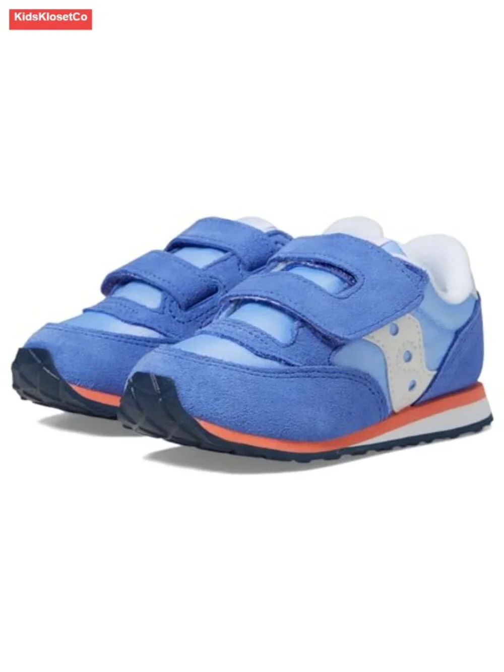 Suede and Mesh Hook & Loop Sneakers for Toddlers